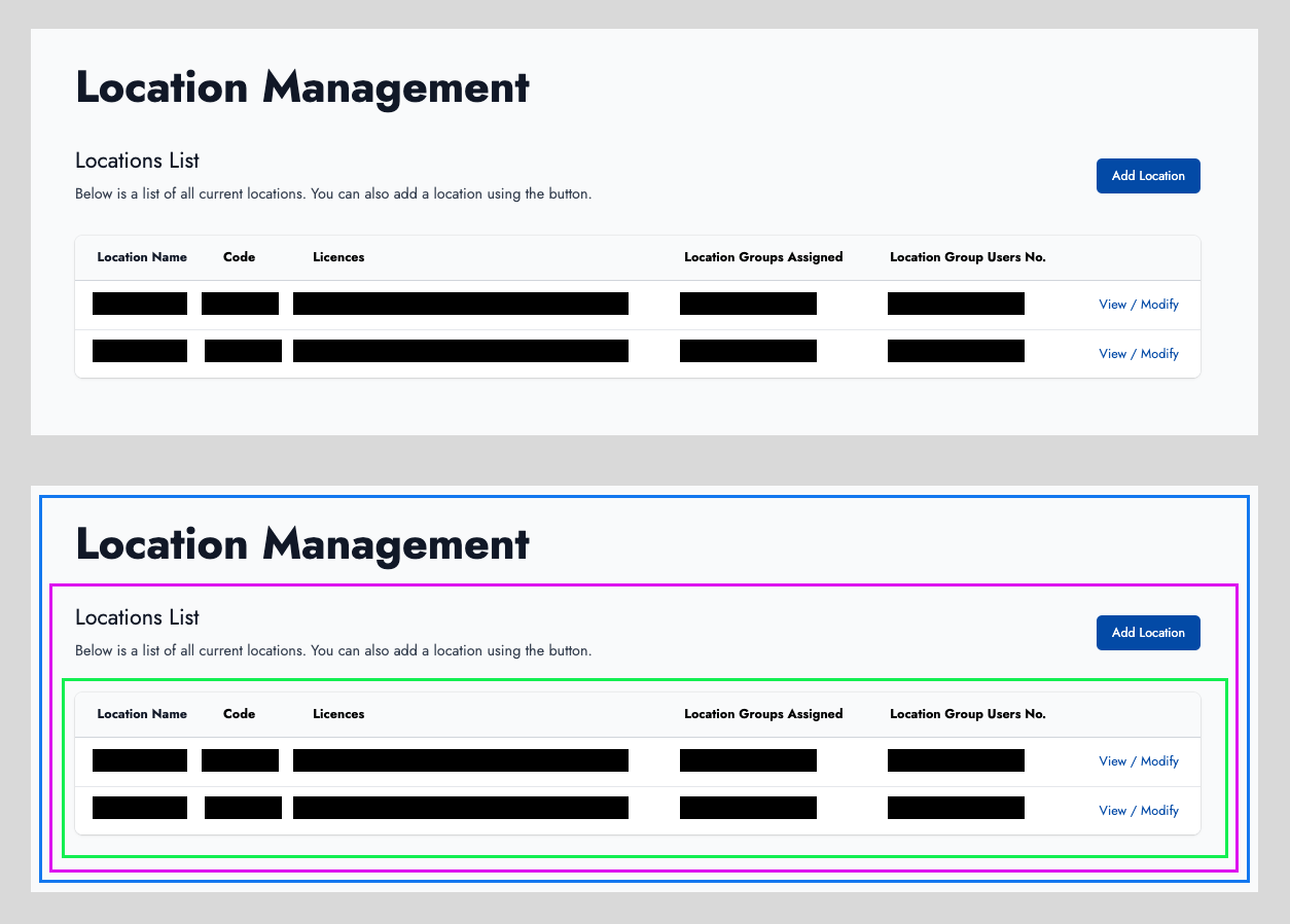 image of our locations page